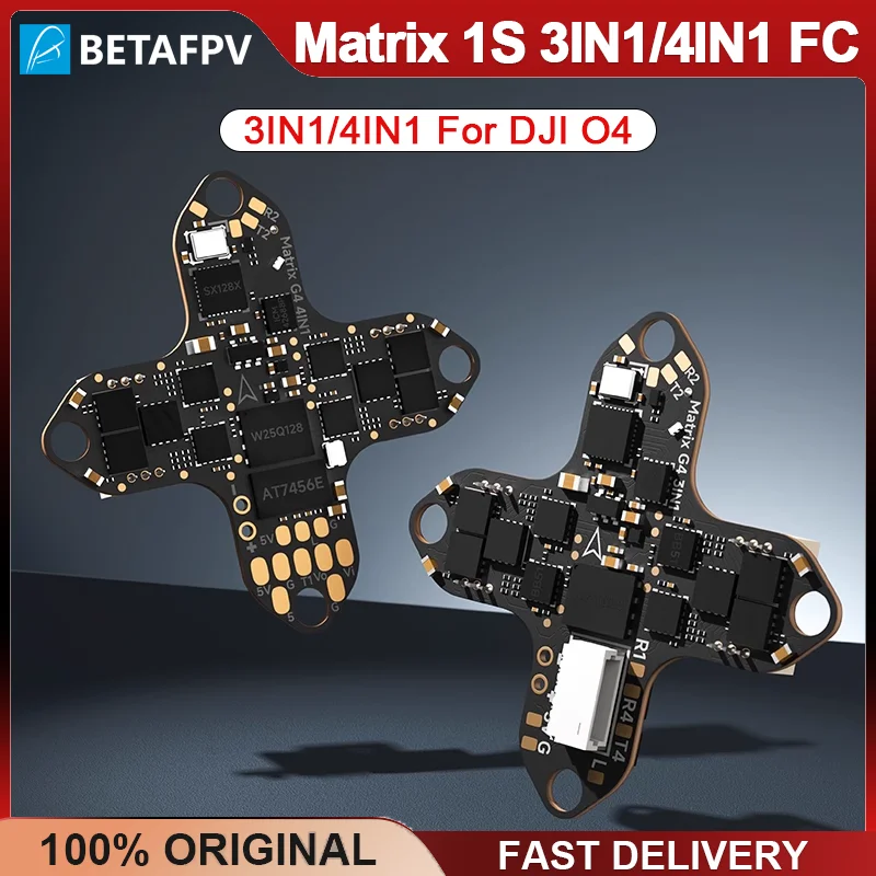 BETAFPV Matrix 1S Brushless Flight Controller (3IN1/4IN1) for Meteor75 Pro O4 Meteor65 Pro O4
BETAFPV Matrix 1S Brushless Flight Controller (3IN1/4IN1) for Meteor75 Pro O4 Meteor65 Pro O4