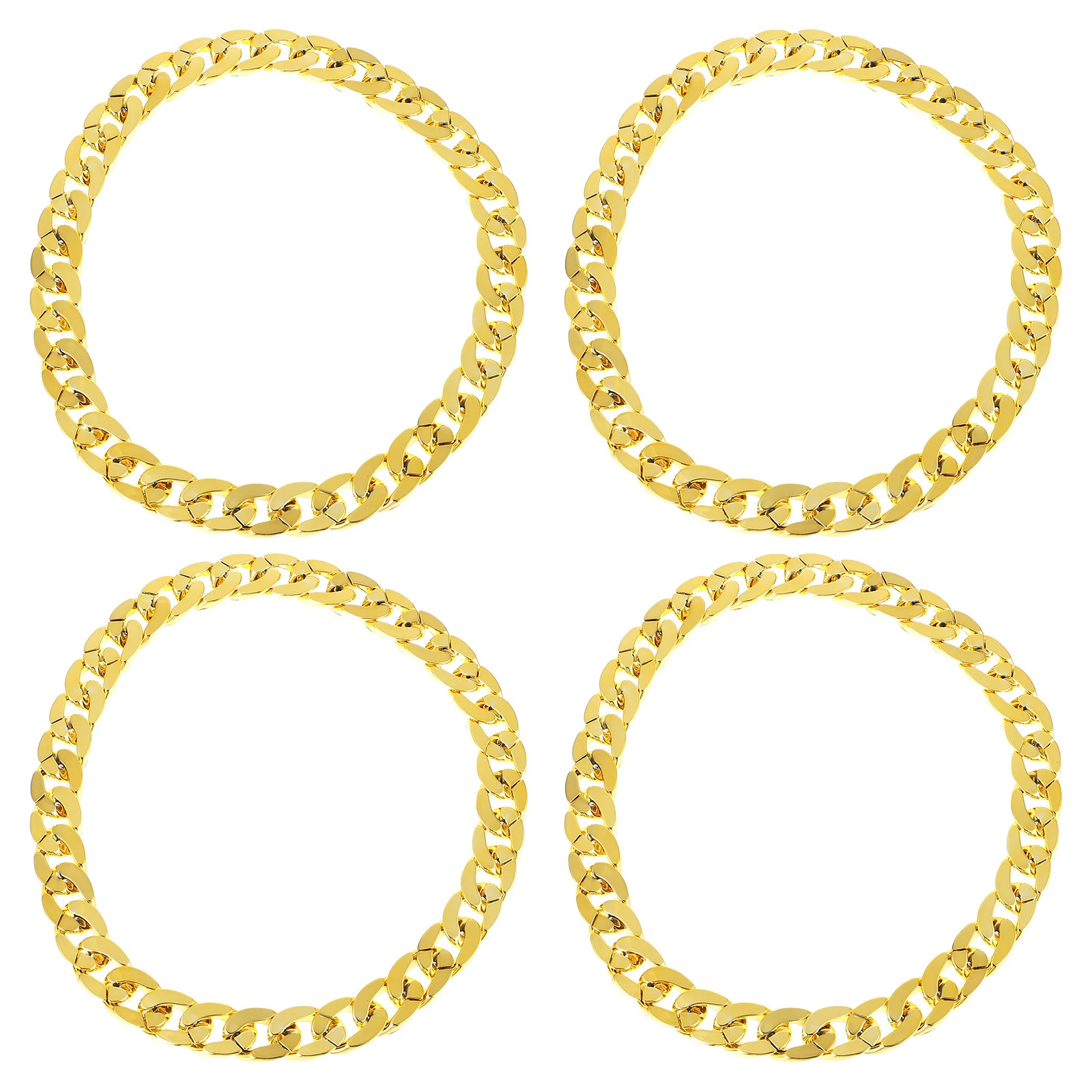 4pcs Gold Necklace Hip-Hop Style Shining Men'S Streetwear Jewelry For Daily Wear Punk Chain Decorative Accessories
4pcs Gold Necklace Hip-Hop Style Shining Men'S Streetwear Jewelry For Daily Wear Punk Chain Decorative Accessories