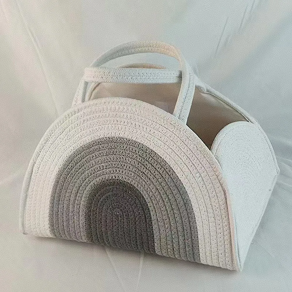 Baby Items Multifunctional Baby Diaper Bag Large Capacity Folding Woven Basket with Handle Cotton Rope Diaper Organizer Newborns
Baby Items Multifunctional Baby Diaper Bag Large Capacity Folding Woven Basket with Handle Cotton Rope Diaper Organizer Newborns