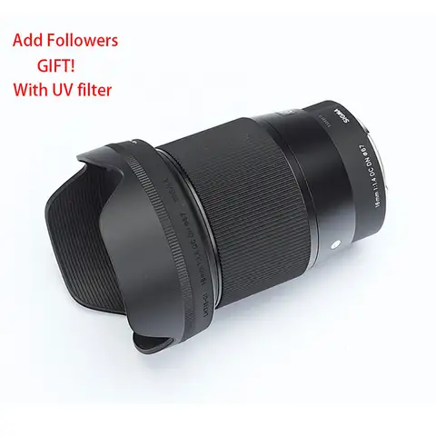 Sigma 16mm F1.4 DC DN Contemporary Lens for Sony E Mount Canon EF-M Mount L Mount