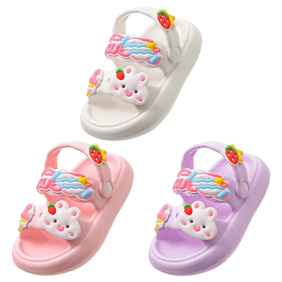 Soft Sole and Anti Slip Kids Sandals and Slippers with Cute Cartoon Rabbit Patterns Boys and Girls Suitable Summer Outdoor Wear
Soft Sole and Anti Slip Kids Sandals and Slippers with Cute Cartoon Rabbit Patterns Boys and Girls Suitable Summer Outdoor Wear
