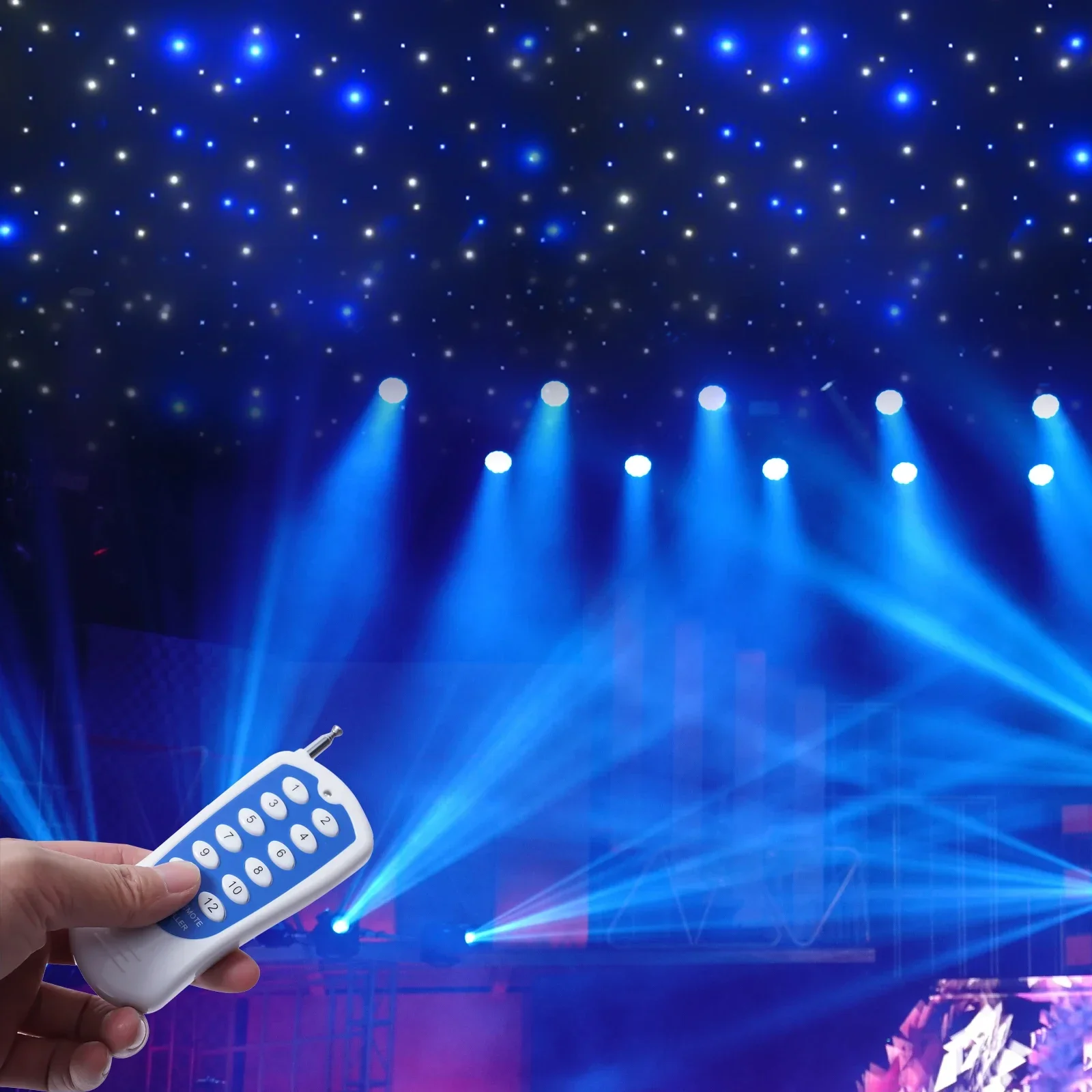 Сине-белая ткань «Звездное небо» с дистанционным управлением и контроллером DMX512, складная сценическая драпировка для свадебной вечеринки, клуба 19,7 x 9,8 футов
Сине-белая ткань «Звездное небо» с дистанционным управлением и контроллером DMX512, складная сценическая драпировка для свадебной вечеринки, клуба 19,7 x 9,8 футов