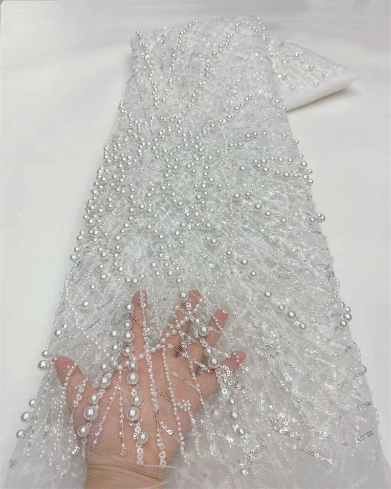 Высококачественная кружевная ткань с блестками и бисером, нигерийское кружево с золотой вышивкой для шитья женских вечерних платьев
Высококачественная кружевная ткань с блестками и бисером, нигерийское кружево с золотой вышивкой для шитья женских вечерних платьев