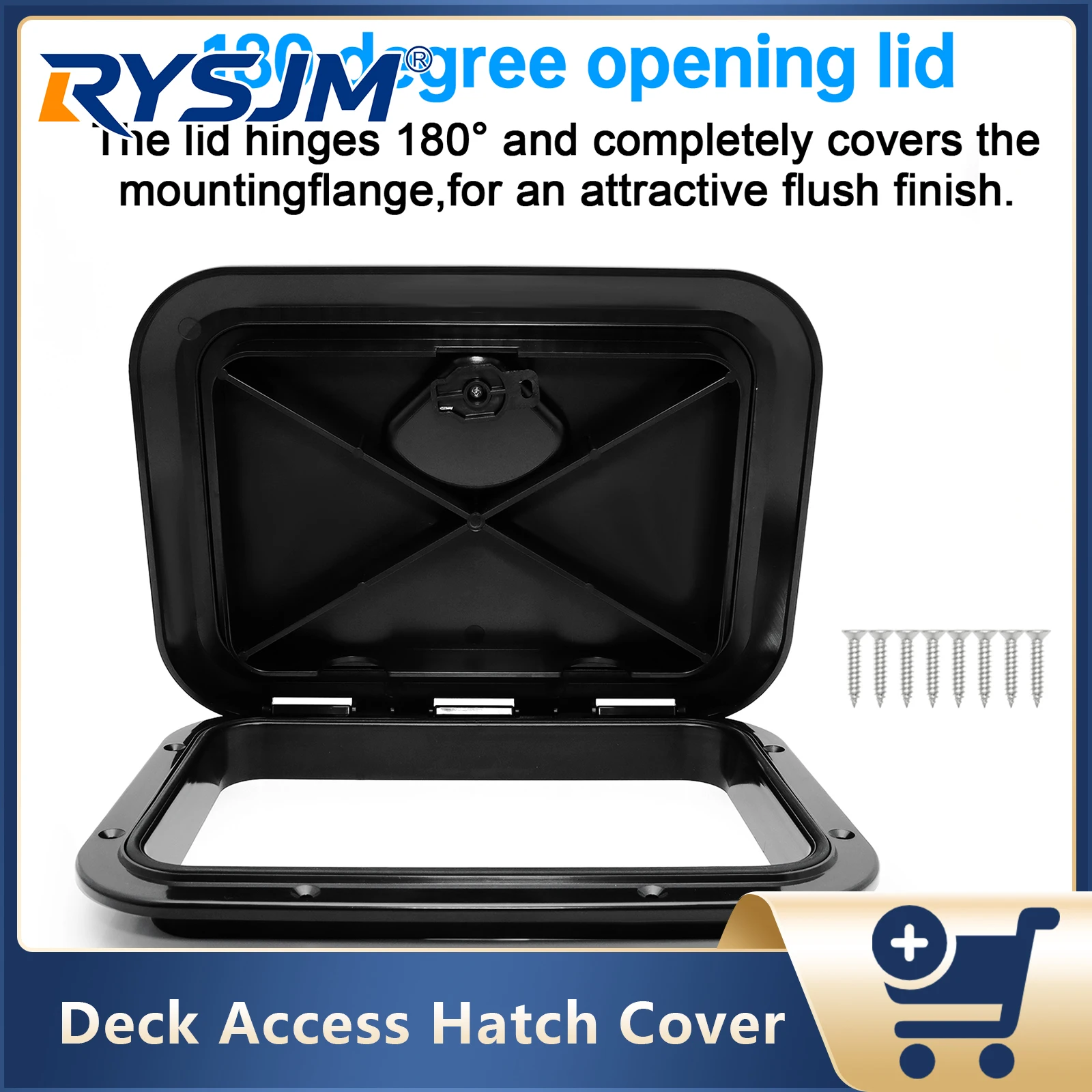 Waterproof ABS Deck Access Hatch Cover Marine Boat Anti-UV Non-Skid Inspection Rectangle Boat Deck Hatch Lids Boat Accessories
Waterproof ABS Deck Access Hatch Cover Marine Boat Anti-UV Non-Skid Inspection Rectangle Boat Deck Hatch Lids Boat Accessories