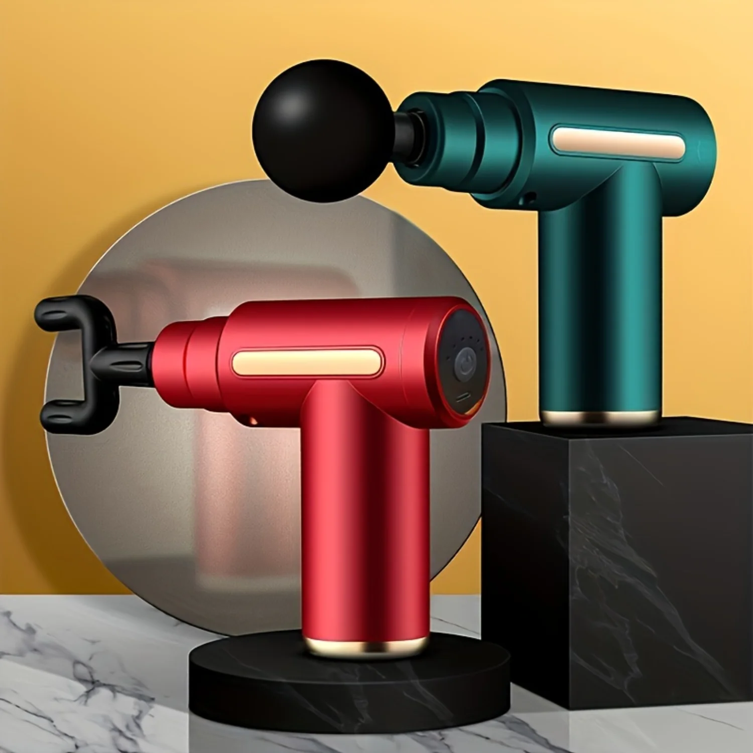 Mini Massage Gun - Deep Tissue Therapist - Portable Muscle Relaxer for Athletes - Multi-Speed, Ergonomic Design - Ideal for Neck
Mini Massage Gun - Deep Tissue Therapist - Portable Muscle Relaxer for Athletes - Multi-Speed, Ergonomic Design - Ideal for Neck