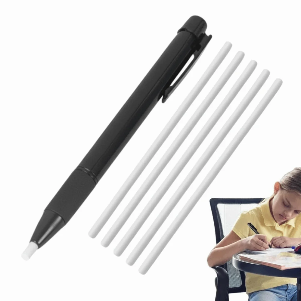 3.8mm Thin Tip Retractable Eraser Pen High Precision Press Retractable Mechanical Erasing Pencil Correction Tools 5 Refills
3.8mm Thin Tip Retractable Eraser Pen High Precision Press Retractable Mechanical Erasing Pencil Correction Tools 5 Refills