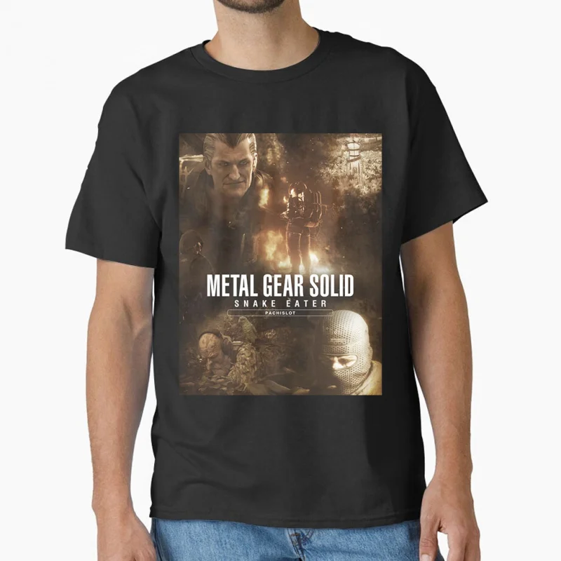 80s Vintage video game Metal Gear Solid big boss snake cyborg ninja MGS Kojima gift T shirt for men Large size Tops S-6XL
80s Vintage video game Metal Gear Solid big boss snake cyborg ninja MGS Kojima gift T shirt for men Large size Tops S-6XL
