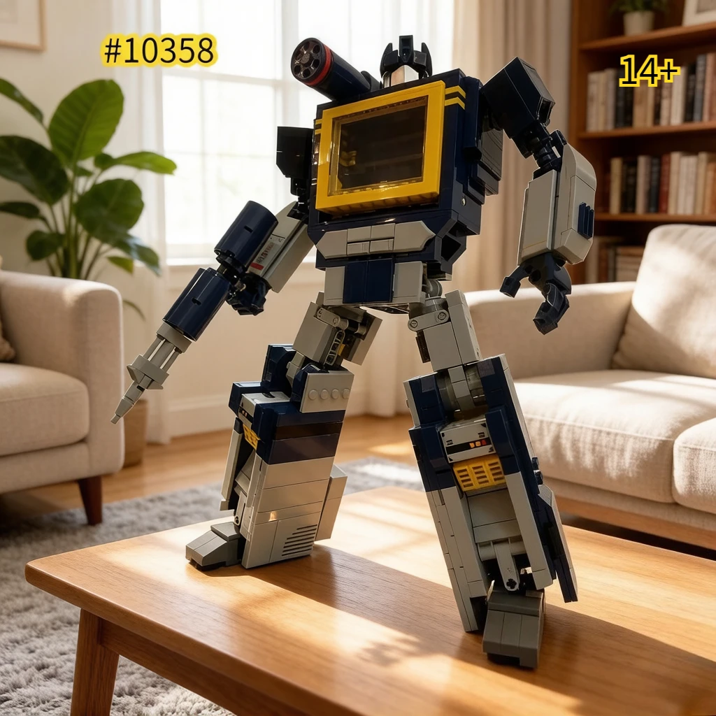 MOC Robot Model Building Block Sets Compatible With Legoed 10358 Particles Suitable For Birthday Gifts 1505PCS
MOC Robot Model Building Block Sets Compatible With Legoed 10358 Particles Suitable For Birthday Gifts 1505PCS