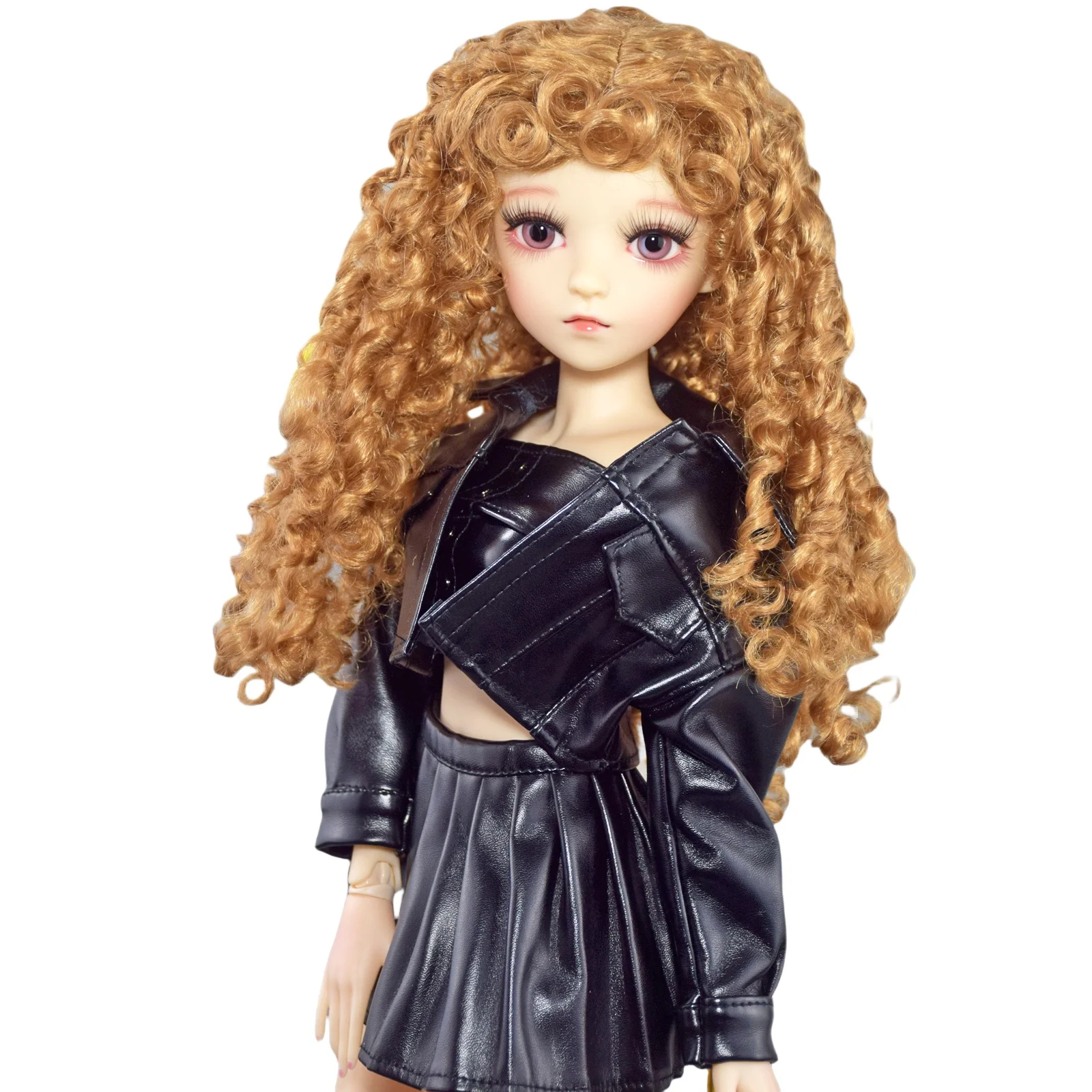 YUTOTUE 24 inch Height Fashion Doll Toy Female Joints Body with Removable PU Leather Clothes Shoes Brown Curly Wigs
YUTOTUE 24 inch Height Fashion Doll Toy Female Joints Body with Removable PU Leather Clothes Shoes Brown Curly Wigs