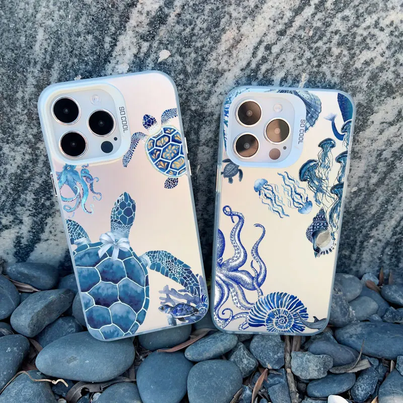 Cool Ocean Turtle Phone Case For iPhone 11 12 13 Pro Max Mini 16 15 14 Pro Max 15 Plus Sea Blue Turtle Design Laser Covers
Cool Ocean Turtle Phone Case For iPhone 11 12 13 Pro Max Mini 16 15 14 Pro Max 15 Plus Sea Blue Turtle Design Laser Covers