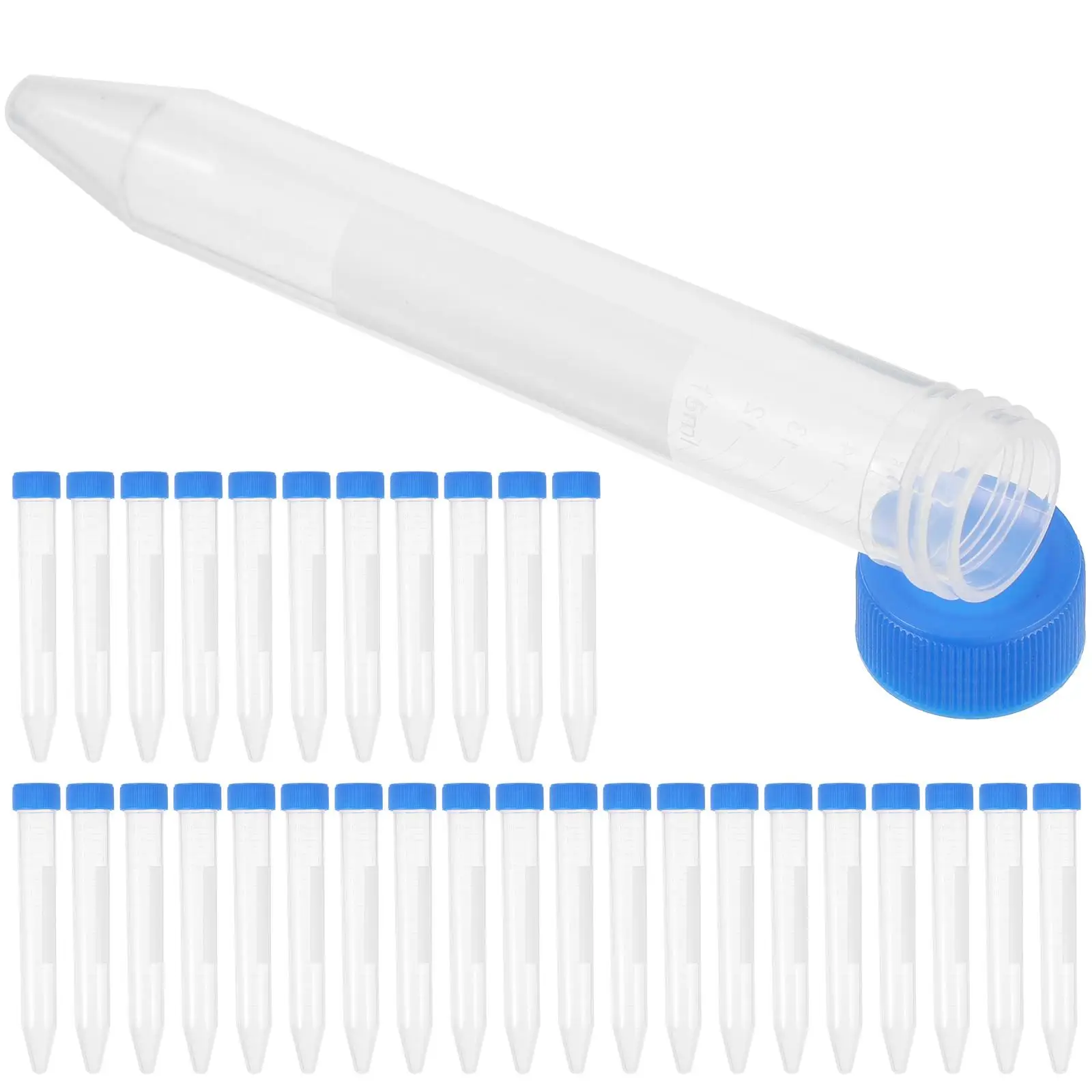 50 Pcs 15ml Tubes Screw Cap Clear Graduated Laboratory Test Tubes for Biochemistry Experiments Sample Storage
50 Pcs 15ml Tubes Screw Cap Clear Graduated Laboratory Test Tubes for Biochemistry Experiments Sample Storage