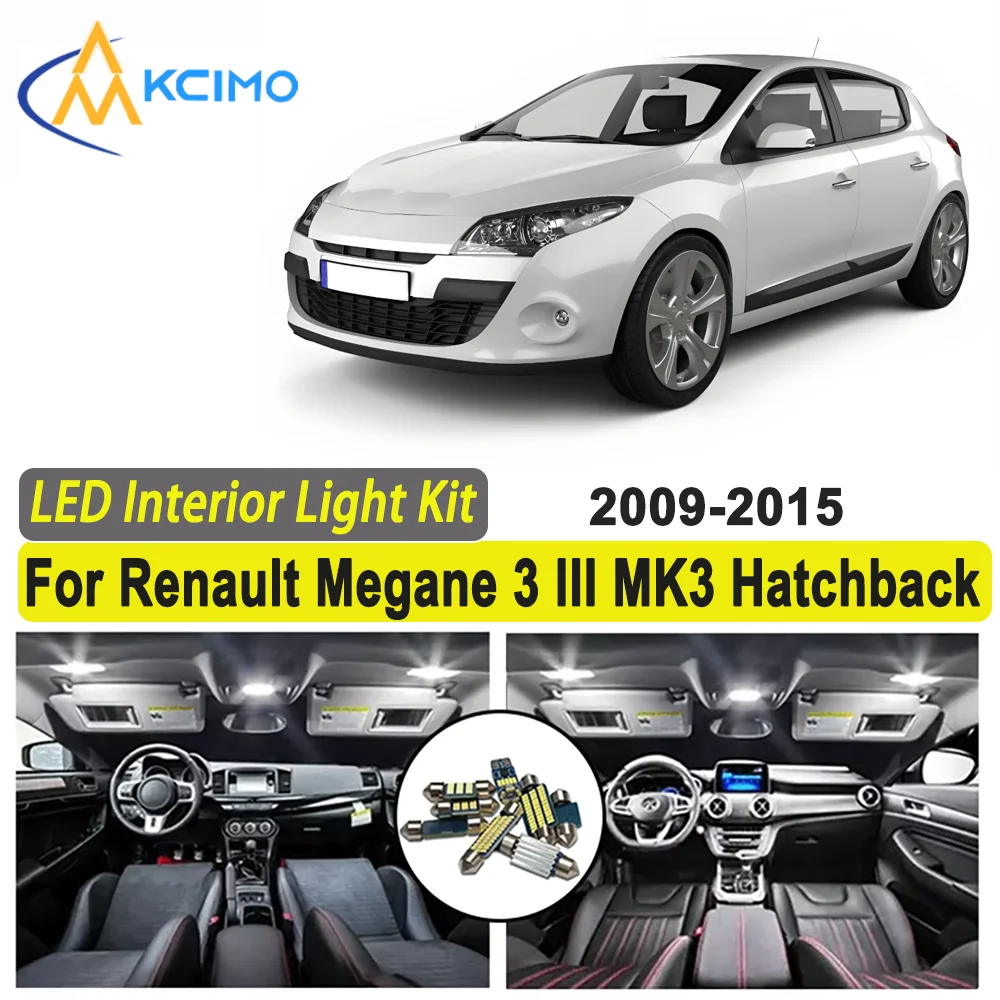 Kcimo LED For Renault Megane 3 III MK3 Hatchback (2009-2015) Premium Bright LED Interior Dome Map Trunk Light Kit Car Led Lamps
Kcimo LED For Renault Megane 3 III MK3 Hatchback (2009-2015) Premium Bright LED Interior Dome Map Trunk Light Kit Car Led Lamps