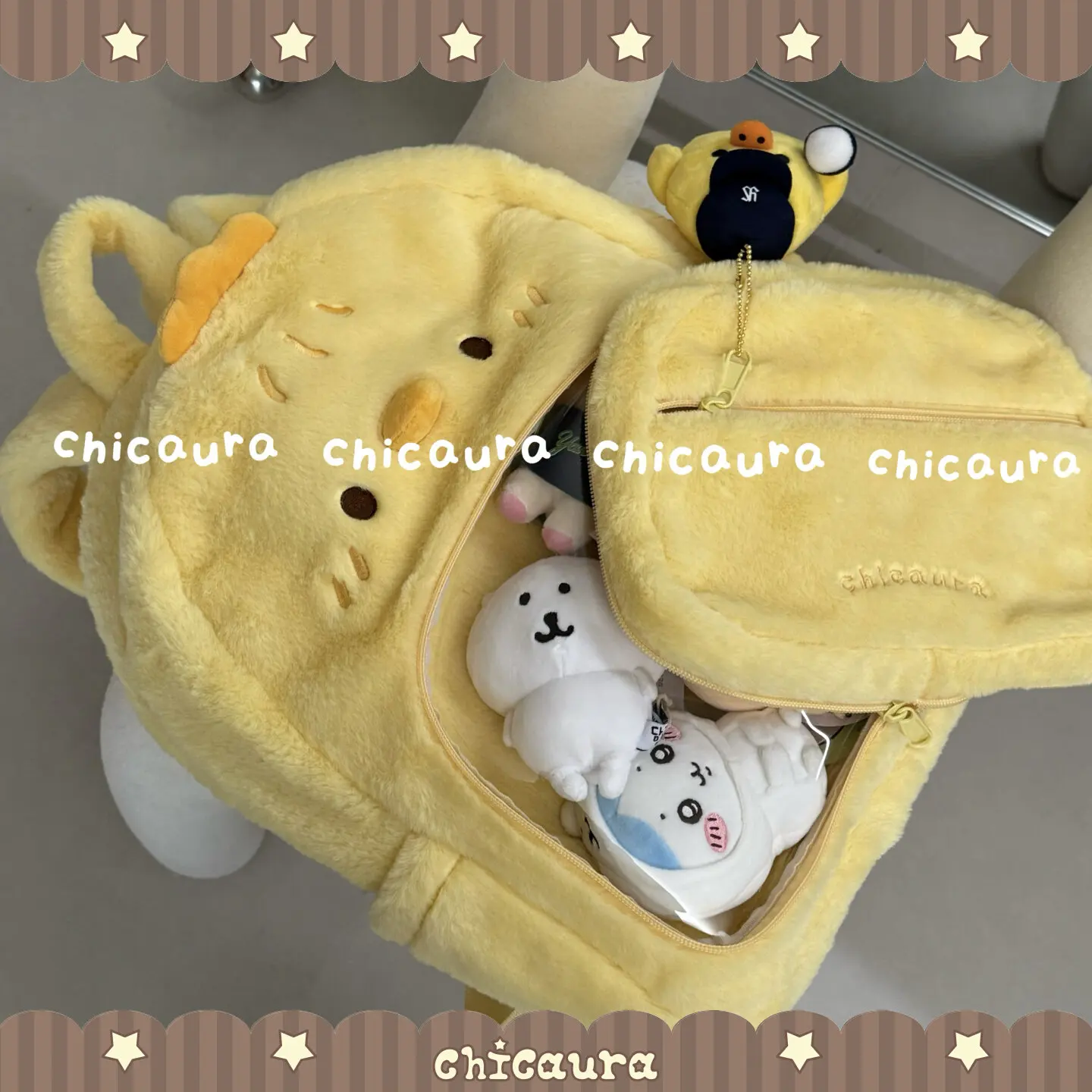 Original Sweet Cute Cartoon Plush Chick Backpack Women's Daily Commute Schoolbag Yellow Chicken Big Lta Bag Baby Bags Gift
Original Sweet Cute Cartoon Plush Chick Backpack Women's Daily Commute Schoolbag Yellow Chicken Big Lta Bag Baby Bags Gift
