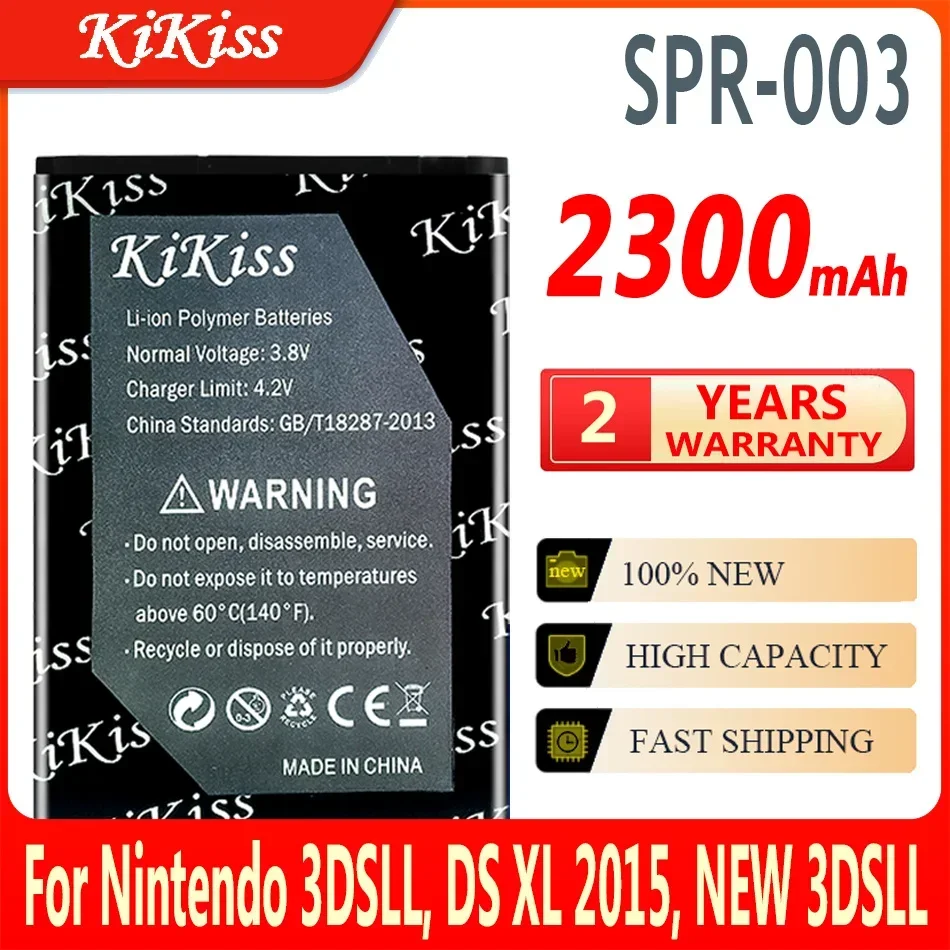 Новая аккумуляторная батарея KiKiss speedspr003 2300 мАч для Nintendo 3DSLL DS XL 2015, новинка, стандартная фотография
Новая аккумуляторная батарея KiKiss speedspr003 2300 мАч для Nintendo 3DSLL DS XL 2015, новинка, стандартная фотография