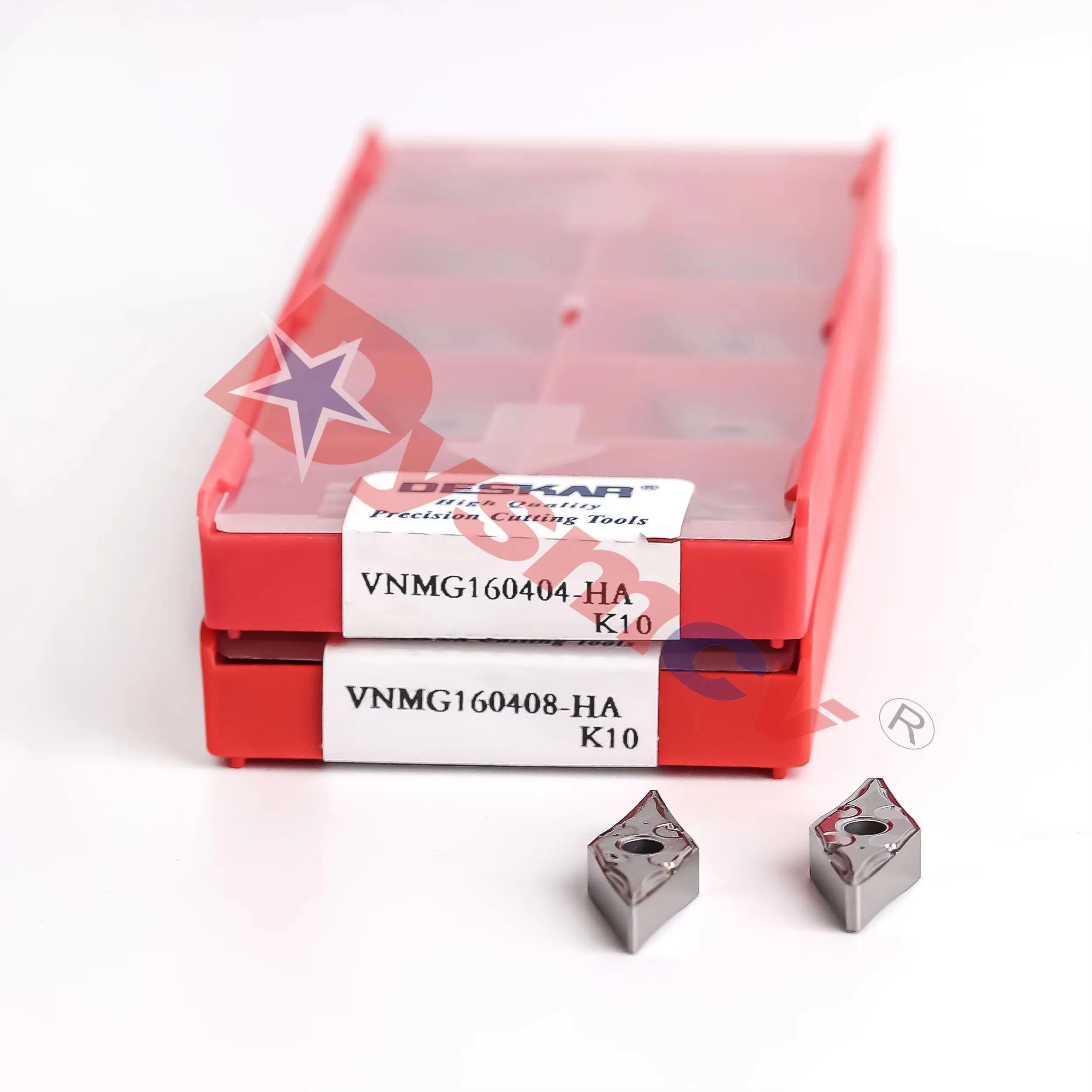 DESKAR VNMG160404-HA K10 VNMG160408-HA K10 Numerical Control Lathe Turning Insert Processing Aluminum VNMG Series Cutting Tools
DESKAR VNMG160404-HA K10 VNMG160408-HA K10 Numerical Control Lathe Turning Insert Processing Aluminum VNMG Series Cutting Tools