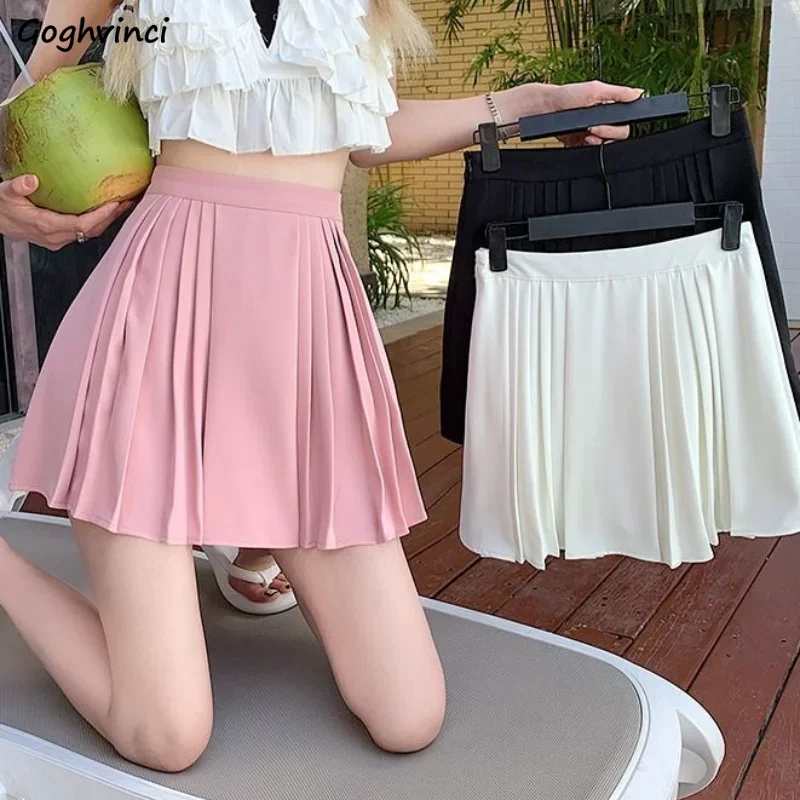 Плиссированные юбки женские летние с высокой талией однотонные простые мини универсальные студенческие модные нежные стильные корейский стиль Юбка Женская шикарная
Плиссированные юбки женские летние с высокой талией однотонные простые мини универсальные студенческие модные нежные стильные корейский стиль Юбка Женская шикарная