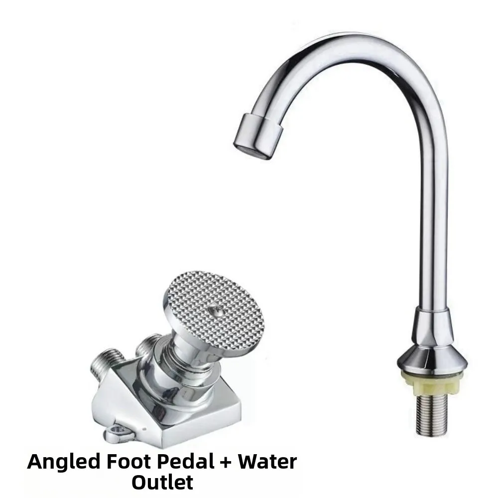 Single Cold Foot Pedal Valve Brass Construction Floor Mounted Bathroom Faucet Slant Type Water Saving Tap Pedal
Single Cold Foot Pedal Valve Brass Construction Floor Mounted Bathroom Faucet Slant Type Water Saving Tap Pedal