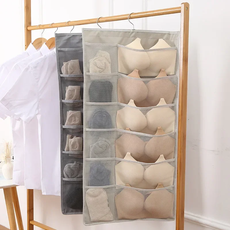 Underwear Storage Bag Household Hanging Wall Socks Underwear Organizer Hanging Underwear Storage Bag on Both Sides of The Door
Underwear Storage Bag Household Hanging Wall Socks Underwear Organizer Hanging Underwear Storage Bag on Both Sides of The Door