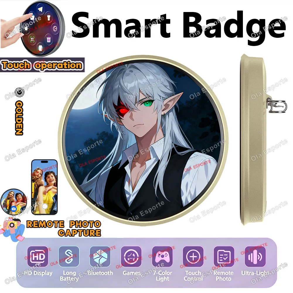 GIF Dynamic Anime DIY Trendy E-Badge Photo Video MP3 Player Digital Display Badge Game Cycling Warning Adaptation Kids Boy Gifts
GIF Dynamic Anime DIY Trendy E-Badge Photo Video MP3 Player Digital Display Badge Game Cycling Warning Adaptation Kids Boy Gifts