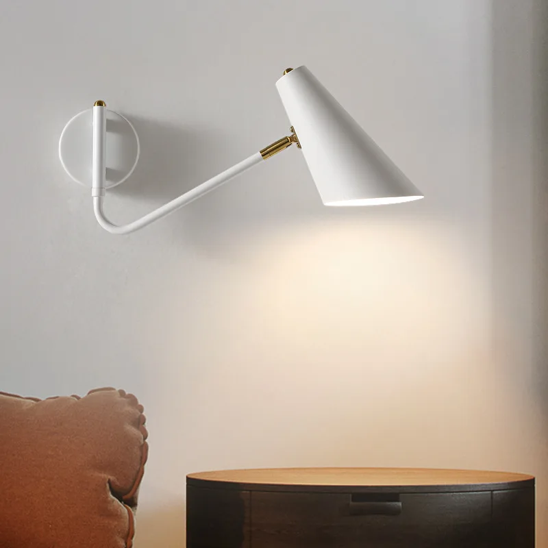 Nordic Creative Bedroom Bedside Wall Lamp Light Luxury Swing Arm Rotating White Wall Lamp LED Desk Eye Protection Wall Lamp
Nordic Creative Bedroom Bedside Wall Lamp Light Luxury Swing Arm Rotating White Wall Lamp LED Desk Eye Protection Wall Lamp