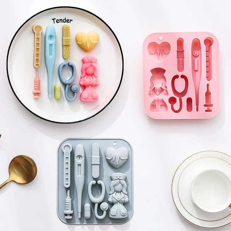 8 Cavity 3d Nurse's Day Theme Silicone Mold Baking Chocolate Cake Mold Handmade Soap Epoxy Resin Mold Cake Decorating Tools
8 Cavity 3d Nurse's Day Theme Silicone Mold Baking Chocolate Cake Mold Handmade Soap Epoxy Resin Mold Cake Decorating Tools