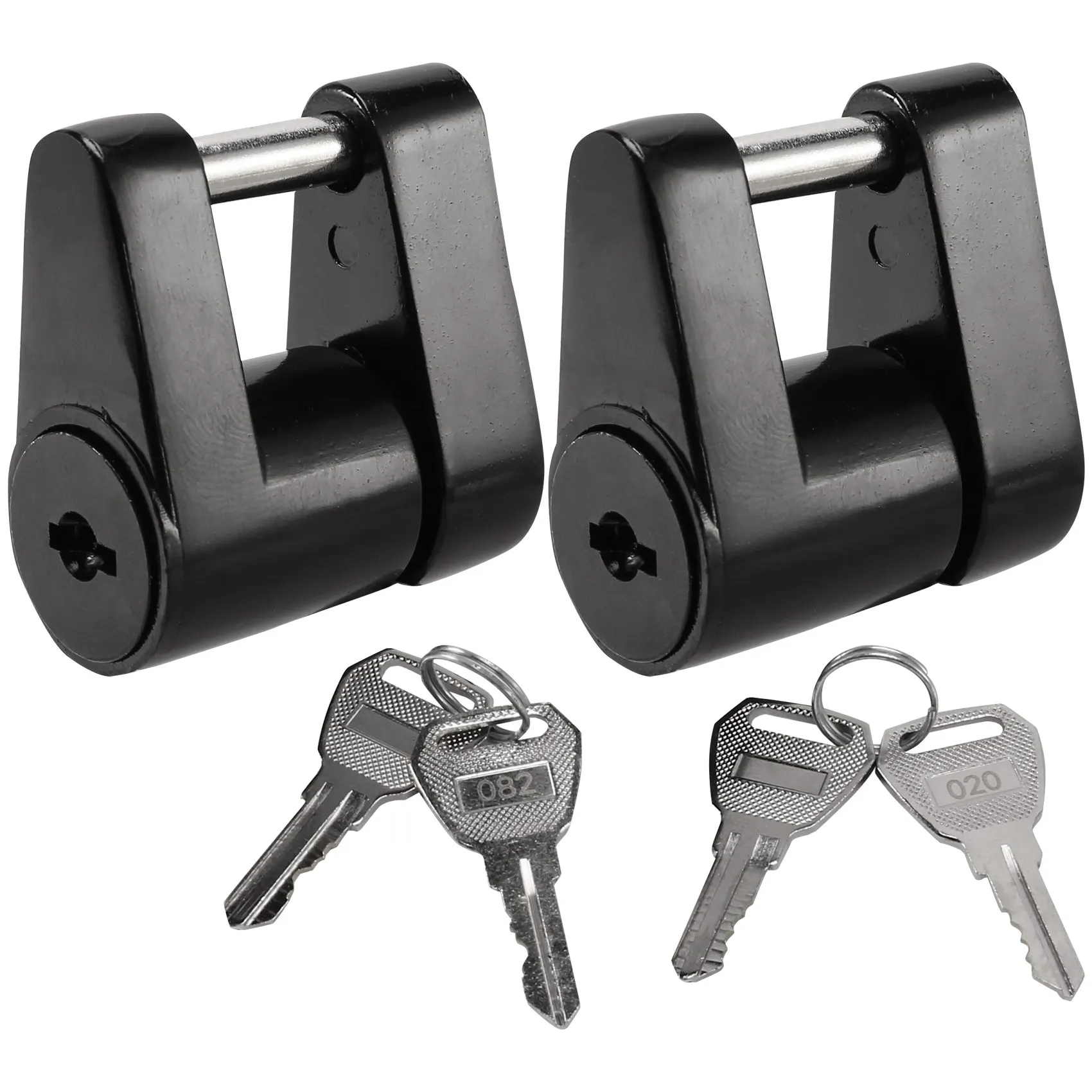 X39A-2 Set Trailer Hitch Coupler Lock Trailer Coupler Padlock 1/4 Inch Hitch Pin 3/4 Coupler Span For Truck Trailer RV Boat
X39A-2 Set Trailer Hitch Coupler Lock Trailer Coupler Padlock 1/4 Inch Hitch Pin 3/4 Coupler Span For Truck Trailer RV Boat