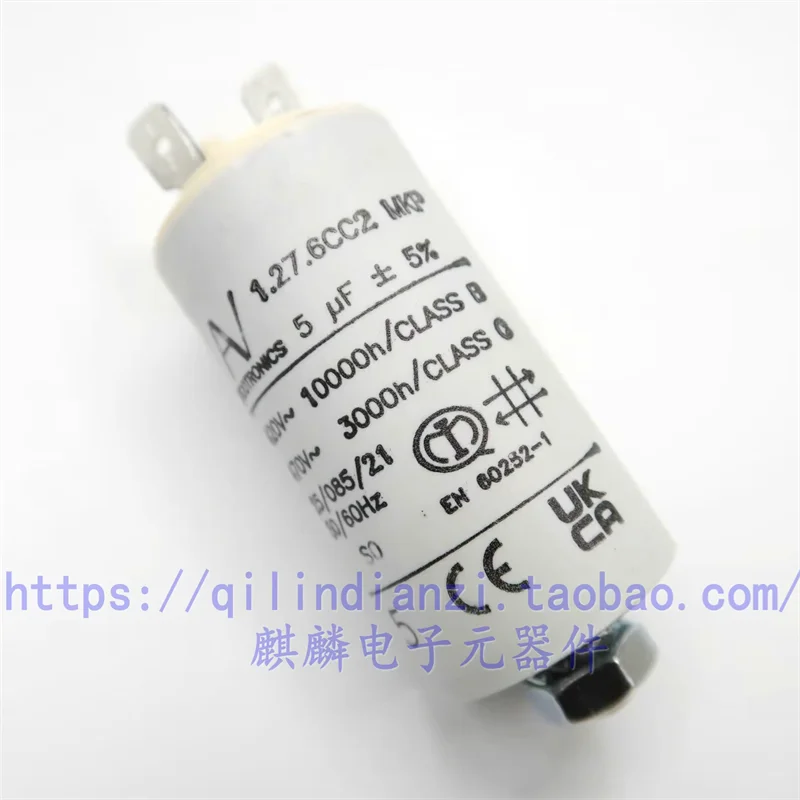 AV Arcotronics 1.27.6CC2 MKP 5UF 420V-470V imported AC starting capacitor
AV Arcotronics 1.27.6CC2 MKP 5UF 420V-470V imported AC starting capacitor