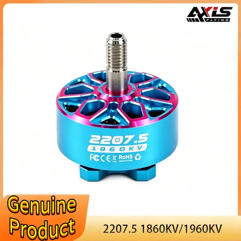 AXISFLYING BANDO 2207 2207.5 1960KV FPV Brushless Motor 6S Lipo 5mm Output Shaft for 5inch Freestyle Cinema Drones Parts
AXISFLYING BANDO 2207 2207.5 1960KV FPV Brushless Motor 6S Lipo 5mm Output Shaft for 5inch Freestyle Cinema Drones Parts