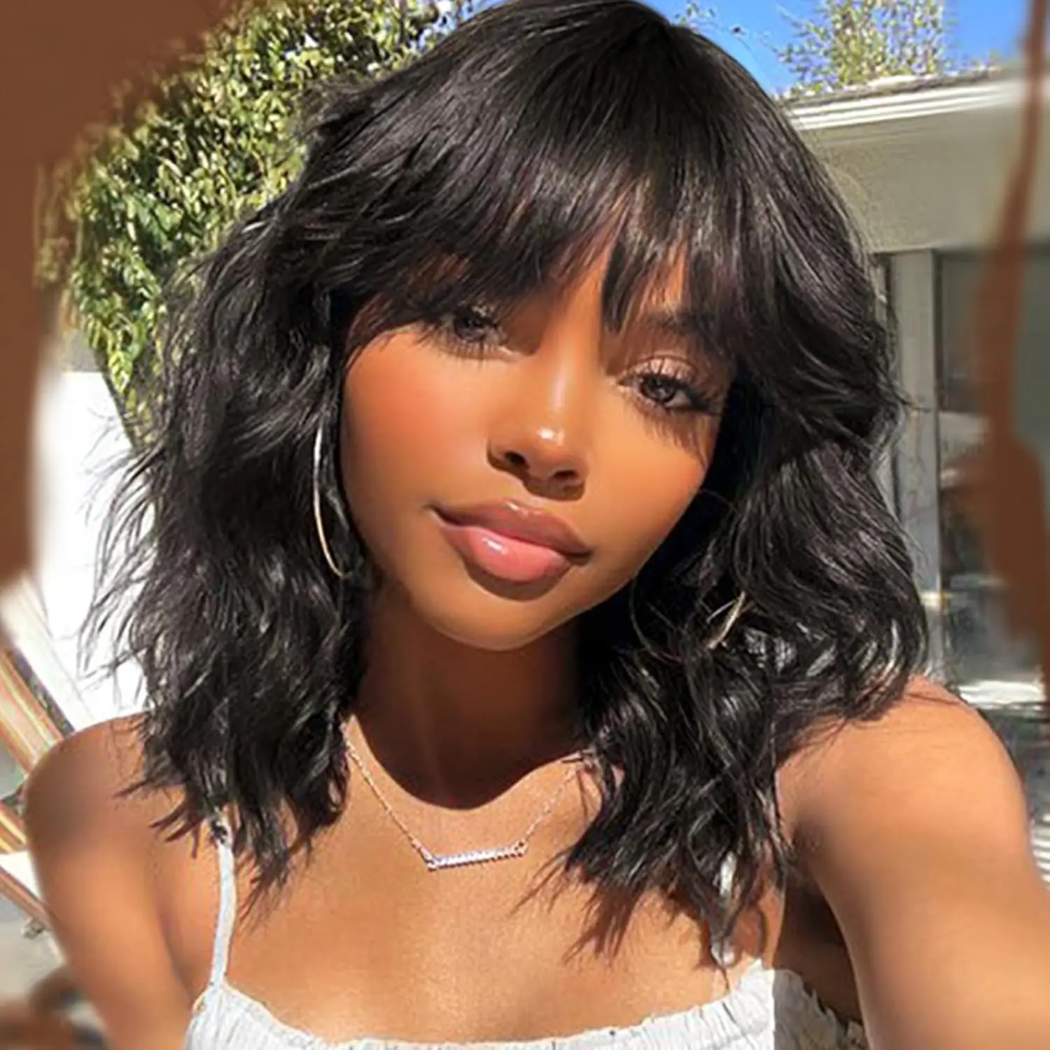 Черный парик Боб с челкой Короткие прямые черные парики Боб для чернокожих женщин 14-дюймовые синтетические термостойкие парики для костюма на Хэллоуин
Черный парик Боб с челкой Короткие прямые черные парики Боб для чернокожих женщин 14-дюймовые синтетические термостойкие парики для костюма на Хэллоуин