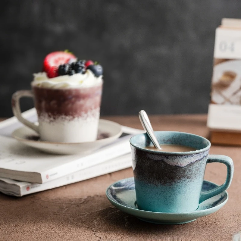 Ceramic Coffee Cups with Elegant Retro Style, Suitable for Afternoon Tea, Milk Cup, Latte, Dessert Plate Set, Gift Mug
Ceramic Coffee Cups with Elegant Retro Style, Suitable for Afternoon Tea, Milk Cup, Latte, Dessert Plate Set, Gift Mug