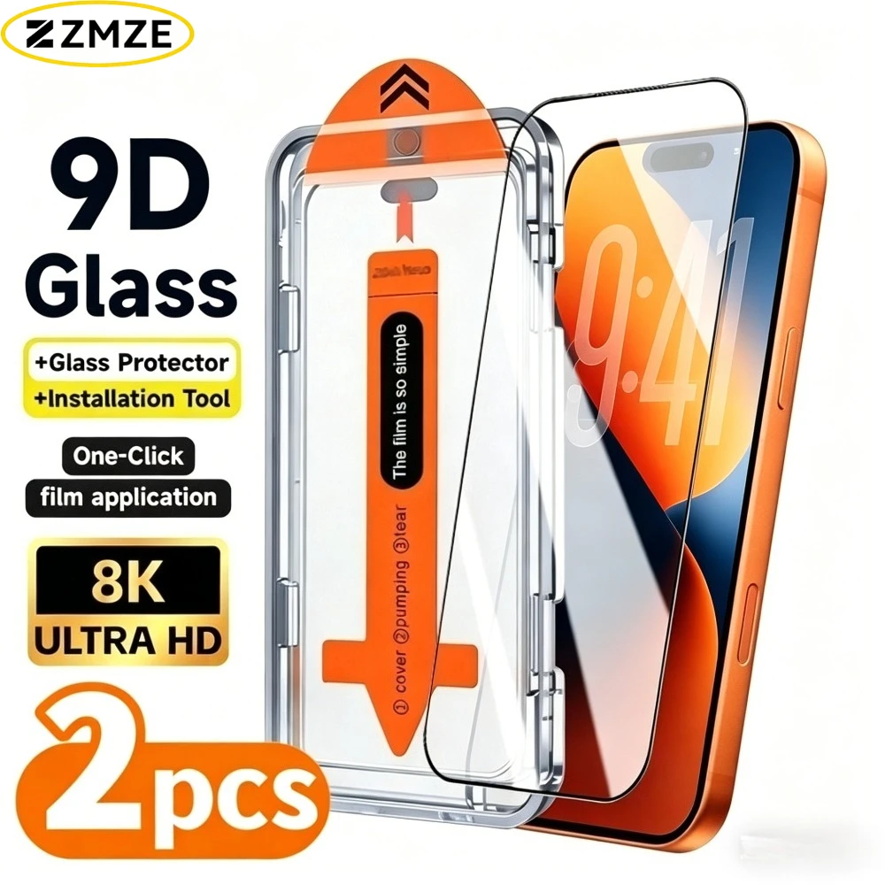 2Pcs Ultra Clear Screen Protector for iPhone 17 16 15 Pro Max Air 17e 16e 14 13 12 Pro 15 14 Plus One Click Installation Glass
2Pcs Ultra Clear Screen Protector for iPhone 17 16 15 Pro Max Air 17e 16e 14 13 12 Pro 15 14 Plus One Click Installation Glass