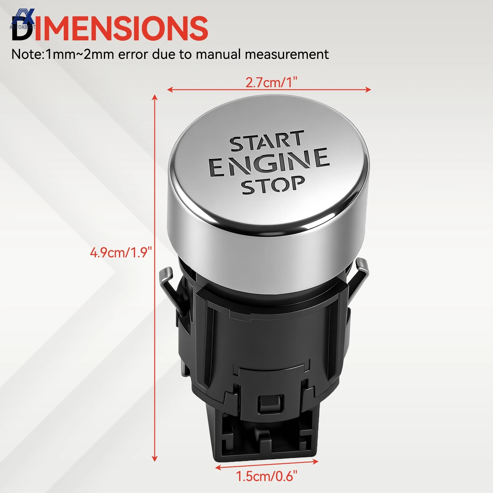 Car Keyless Start Stop Ignition Switch Button For VW Volkswagen Tiguan 2016-2024 For Seat Tarraco 2019- 5NG959839A 5NG959839
Car Keyless Start Stop Ignition Switch Button For VW Volkswagen Tiguan 2016-2024 For Seat Tarraco 2019- 5NG959839A 5NG959839