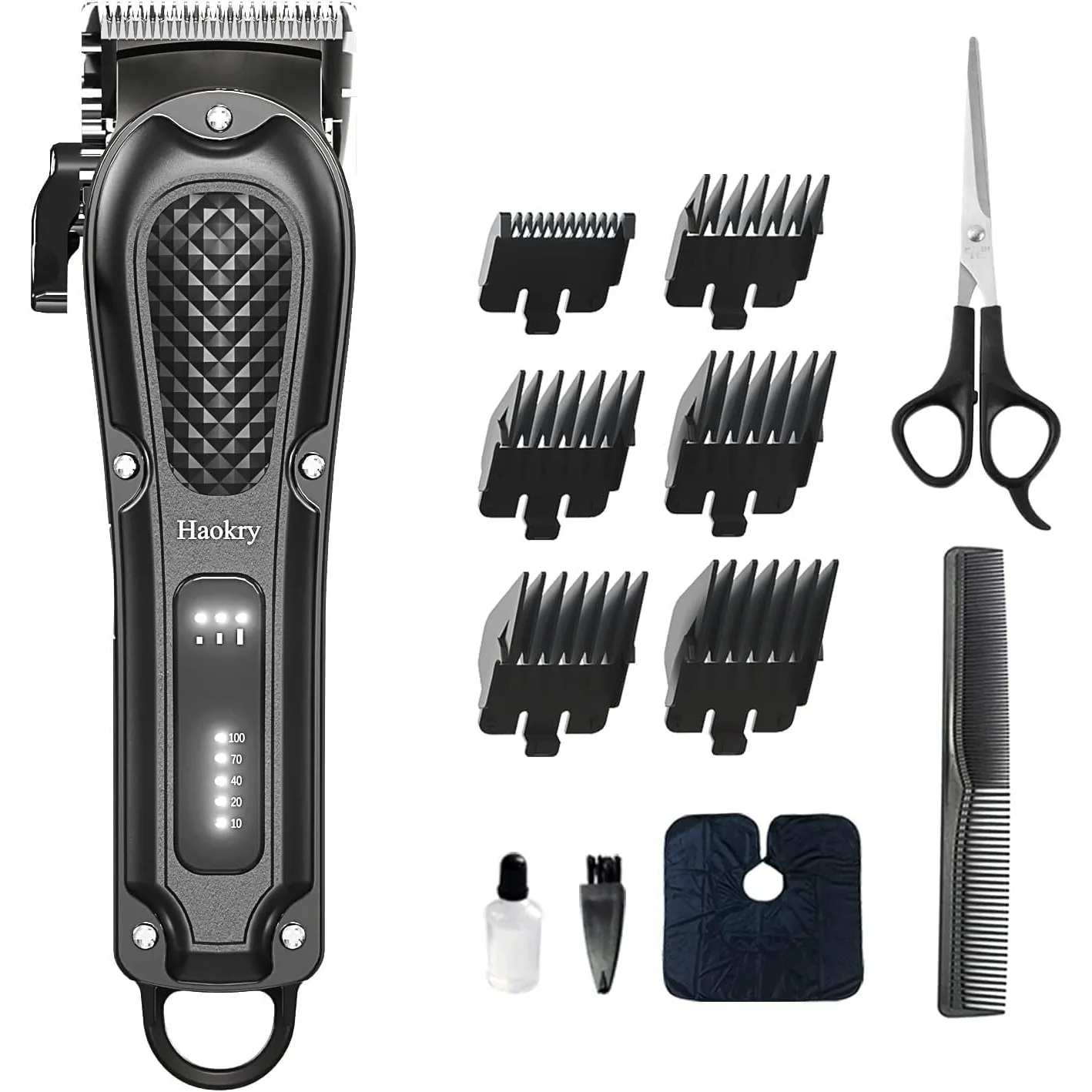 Hair Clippers for Men Professional Cordless & Corded Barber Clippers with 13 Piece Grooming Kit for Hair Cutting and Beard
Hair Clippers for Men Professional Cordless & Corded Barber Clippers with 13 Piece Grooming Kit for Hair Cutting and Beard