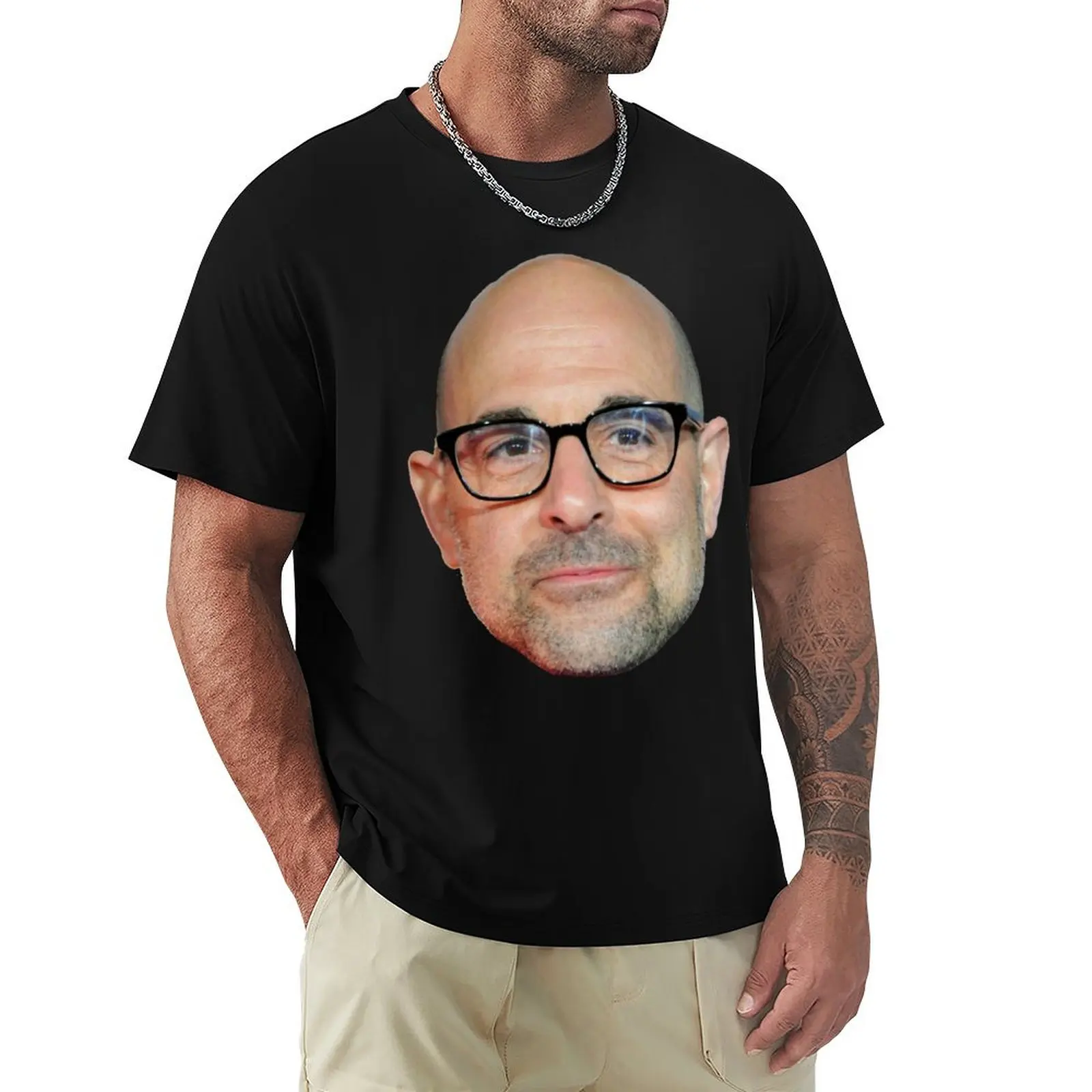 Stanley Tucci single head design T-Shirt Sporty Casual Quick Dry T-Shirt
Stanley Tucci single head design T-Shirt Sporty Casual Quick Dry T-Shirt