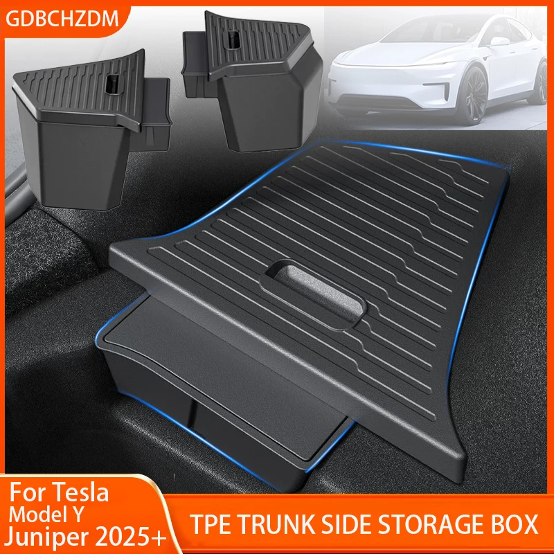 For Tesla Model Y Juniper 2025 TPE Rear Trunk Left Right Side Storage Box Tail Boot Organizer Partition Decoration Accessories
For Tesla Model Y Juniper 2025 TPE Rear Trunk Left Right Side Storage Box Tail Boot Organizer Partition Decoration Accessories