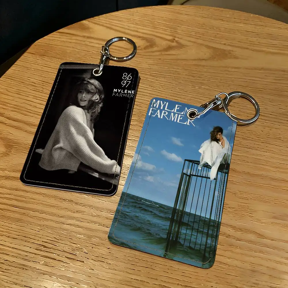 Singer Mylene Farmer Card Holder With Keychain Executive Protection For Bank Credit Subway Bus Case
Singer Mylene Farmer Card Holder With Keychain Executive Protection For Bank Credit Subway Bus Case