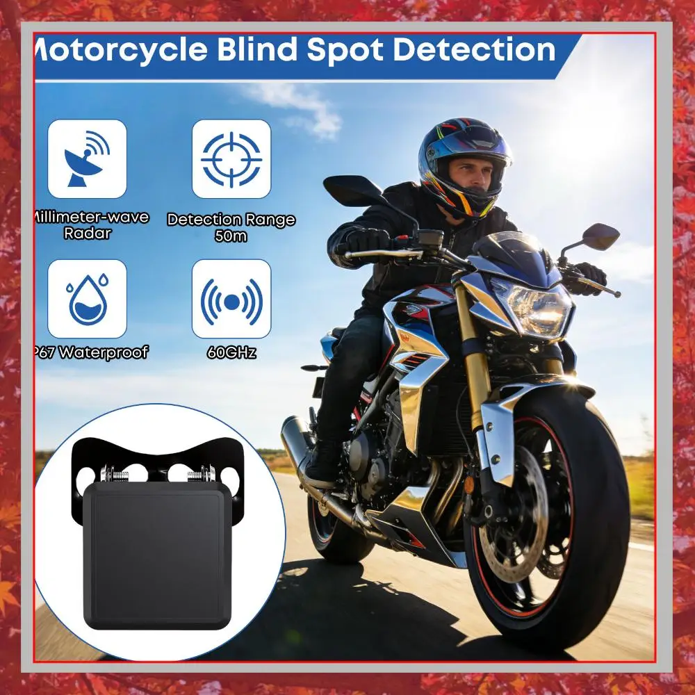 Motorcycle BSD 60GHz Motorcycle Lane Change Assist Radar BSD Collision Avoidance Warning System for Motorcycles Bicycle E-Bike
Motorcycle BSD 60GHz Motorcycle Lane Change Assist Radar BSD Collision Avoidance Warning System for Motorcycles Bicycle E-Bike