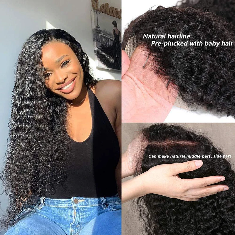 Deep Wave 13x6HD Lace Front Wig Synthetic Brazilian Black Curly Hair Water Wave Non-Adhesive 13x4 Suitable Women Synthetic Wig
Deep Wave 13x6HD Lace Front Wig Synthetic Brazilian Black Curly Hair Water Wave Non-Adhesive 13x4 Suitable Women Synthetic Wig