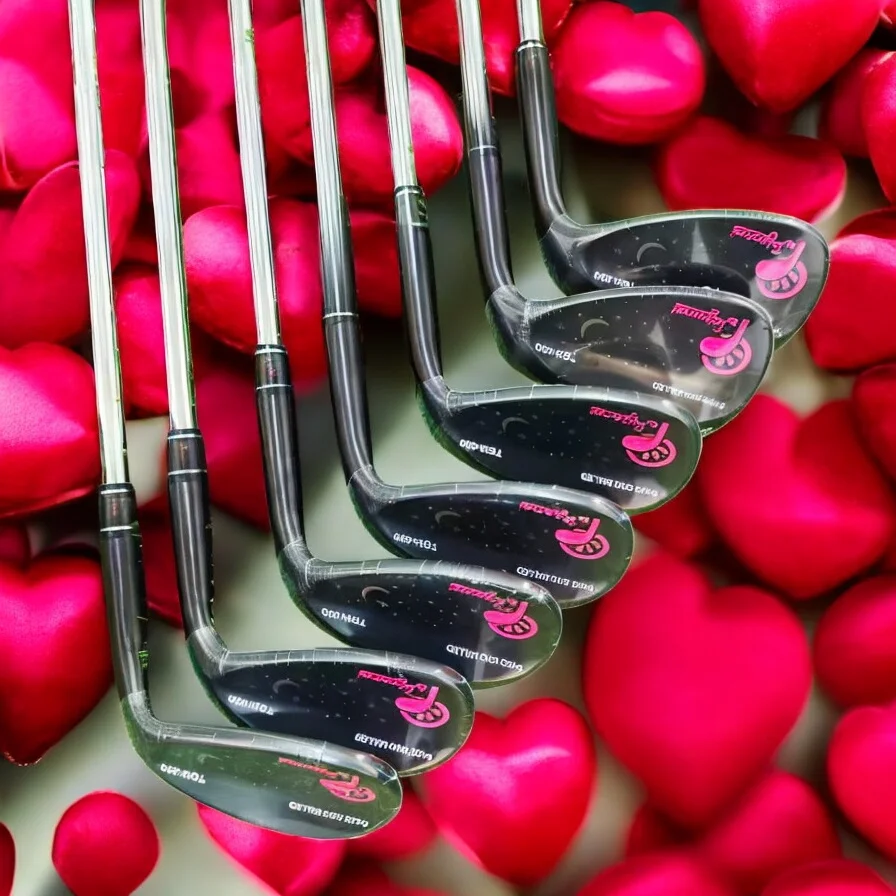 Men's Golf Clubs, Steel Shaft, S Hardness, Rubber Grip, Black and Silver Color, Cnc Milled Face, Long-Distance Precision Hitting
Men's Golf Clubs, Steel Shaft, S Hardness, Rubber Grip, Black and Silver Color, Cnc Milled Face, Long-Distance Precision Hitting