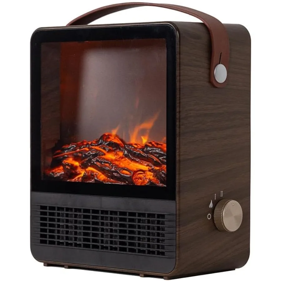 Electric Fireplace Portable Space Heater with 3D Flame Effect 1500W Adjustable Thermostat Dial Overheat Sensor with Auto Shut-O
Electric Fireplace Portable Space Heater with 3D Flame Effect 1500W Adjustable Thermostat Dial Overheat Sensor with Auto Shut-O