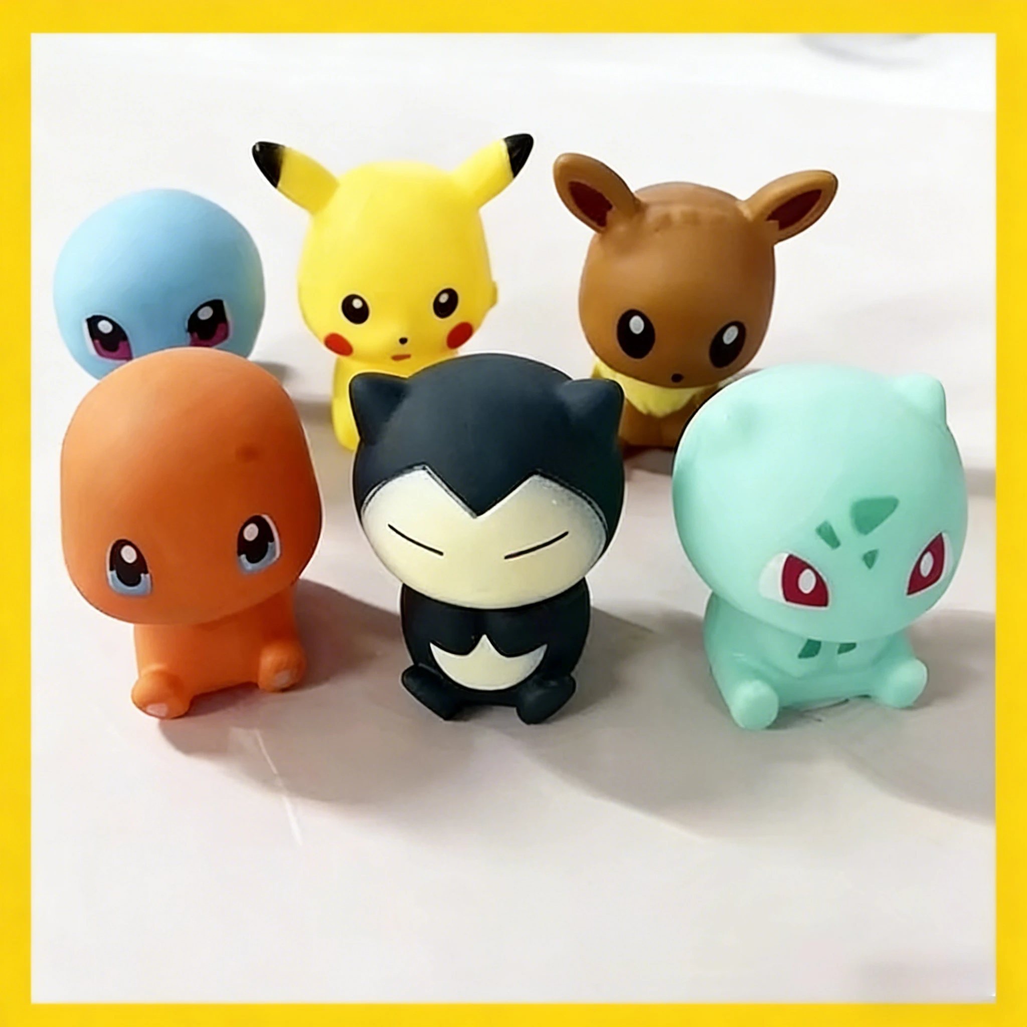 6pcs/set Pokemon Pikachu Anime Figures Charmander Squirtle Bulbasaur Snorlax Bathroom Supplies Kawaii Toy Model Kids Gifts
6pcs/set Pokemon Pikachu Anime Figures Charmander Squirtle Bulbasaur Snorlax Bathroom Supplies Kawaii Toy Model Kids Gifts