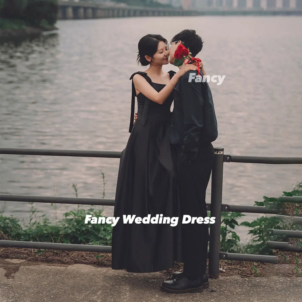 Fancy Simple Square Neck Wedding Dress A Line Soft Satin Evening Dress Korea Photo Shoot Bow Back Corset Customized
Fancy Simple Square Neck Wedding Dress A Line Soft Satin Evening Dress Korea Photo Shoot Bow Back Corset Customized