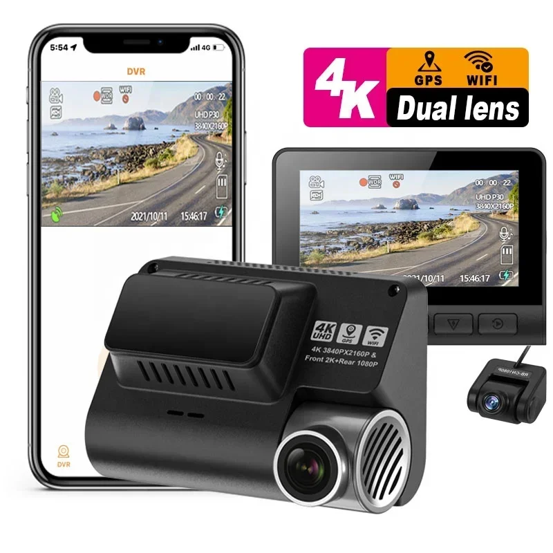 Hot sales dashcam 4k Car dvr Mini camera car dash cam 4k With WiFi and GPS front and back dual lens 4k dash camera
Hot sales dashcam 4k Car dvr Mini camera car dash cam 4k With WiFi and GPS front and back dual lens 4k dash camera