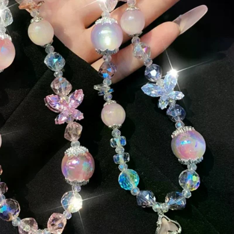 Ins Style Mermaid Pendant Beaded Phone Charm Y2K Crystal Butterfly Phone Chain Anti Lost Wrist Lanyard Keychain Gifts
Ins Style Mermaid Pendant Beaded Phone Charm Y2K Crystal Butterfly Phone Chain Anti Lost Wrist Lanyard Keychain Gifts
