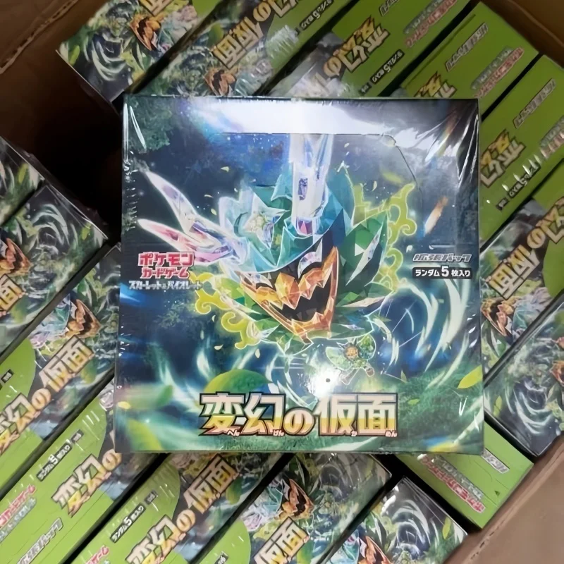 In Stock Original Ptcg Transformation Mask Gift Box Card Pack Collectible Swap Card Scarlet And Violet Card Toy Holiday Gift
In Stock Original Ptcg Transformation Mask Gift Box Card Pack Collectible Swap Card Scarlet And Violet Card Toy Holiday Gift