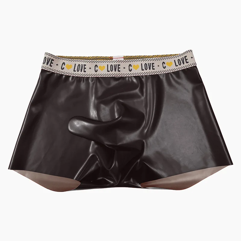 Latex Boxers Shorts for Men Sexy Convex Pouch Underwear Transparent Rubber Trunk Sissy Erotic Lingerie Tight Gays Panties Hombre
Latex Boxers Shorts for Men Sexy Convex Pouch Underwear Transparent Rubber Trunk Sissy Erotic Lingerie Tight Gays Panties Hombre
