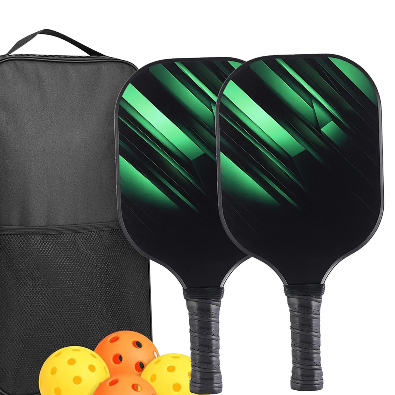 Pickleball Kit with Fiberglass Paddles Portable Pickleball Rackets and Balls School Sports Set for Adult Training
Pickleball Kit with Fiberglass Paddles Portable Pickleball Rackets and Balls School Sports Set for Adult Training