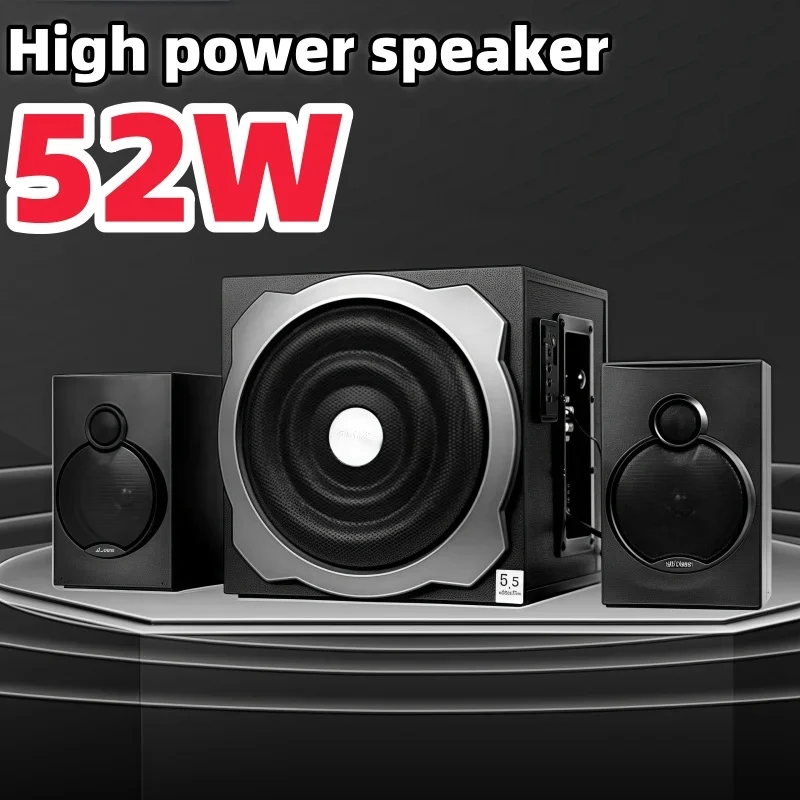 High-power 52W High Fidelity 360 Degree Surround Sound Wooden Active Bluetooth Caixa De Som Laptop Subwoofer Multimedia Speakers
High-power 52W High Fidelity 360 Degree Surround Sound Wooden Active Bluetooth Caixa De Som Laptop Subwoofer Multimedia Speakers