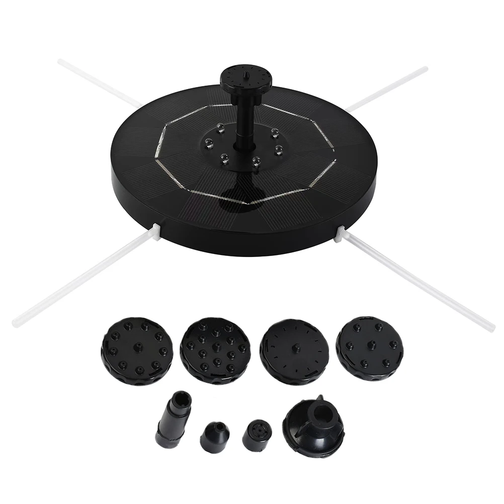 Solar Fountain 3.5W LED Black Head Floating Pond Pump Garden Decoration Pool Oxygen Aeration Rockery Solar Water Pump
Solar Fountain 3.5W LED Black Head Floating Pond Pump Garden Decoration Pool Oxygen Aeration Rockery Solar Water Pump