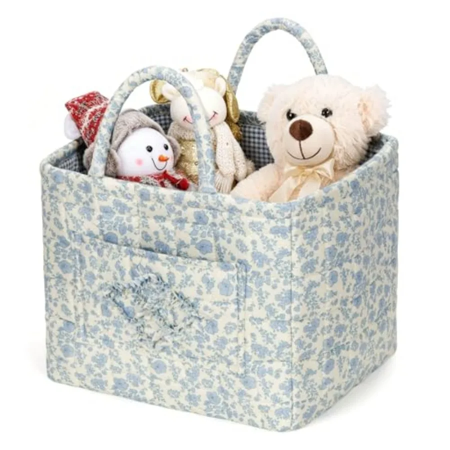 Storage Basket Boho Fabric Large Collapsible Floral Laundry Nursery Hamper Portable Folding Storage for Clothes Toys Blue Flora
Storage Basket Boho Fabric Large Collapsible Floral Laundry Nursery Hamper Portable Folding Storage for Clothes Toys Blue Flora